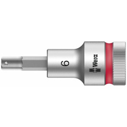WERA 8740 C HF Inbus Bitdop 10.0 x 60.0 mm - 1/2"-aandrijving met vasthoudfunctie 05003825001 4013288183262