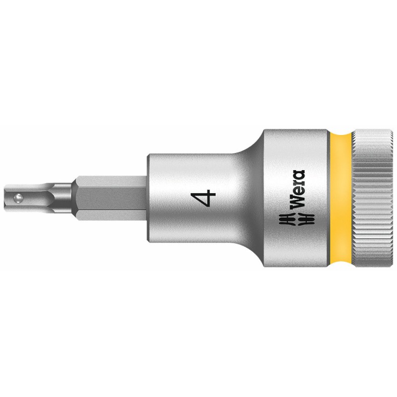 WERA 8740 C HF Inbus Bitdop 10.0 x 60.0 mm - 1/2"-aandrijving met vasthoudfunctie 05003825001 4013288183262
