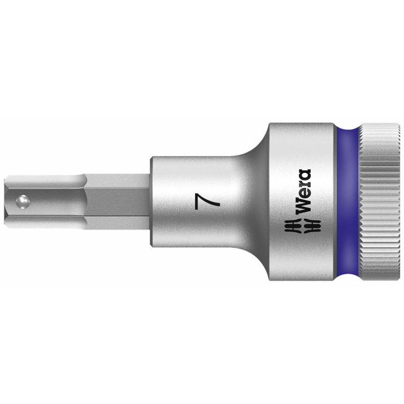 WERA 8740 C HF Inbus Bitdop 14.0 x 60.0 mm - 1/2"-aandrijving met vasthoudfunctie 05003827001 4013288183286