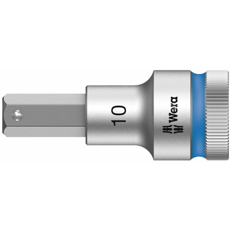 WERA 8740 C HF Inbus Bitdop 19.0 x 60.0 mm - 1/2"-aandrijving met vasthoudfunctie 05003829001 4013288183309