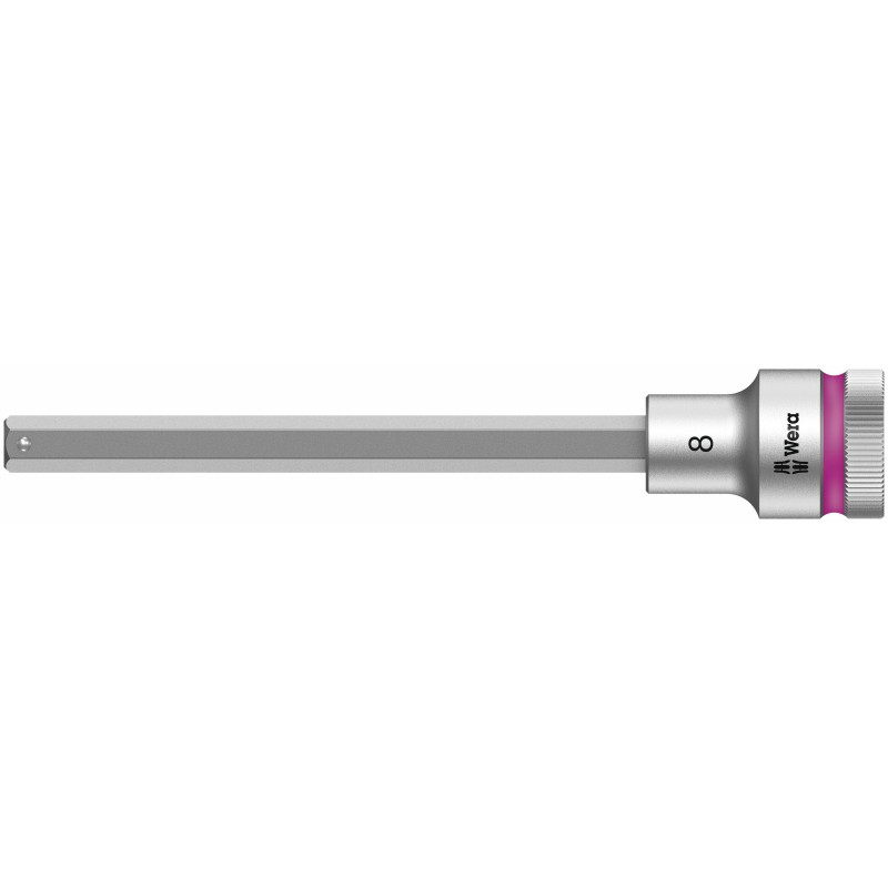 WERA 8740 C HF Inbus Bitdop 4.0 x 140.0 mm - 1/2"-aandrijving met vasthoudfunctie 05003840001 4013288183484