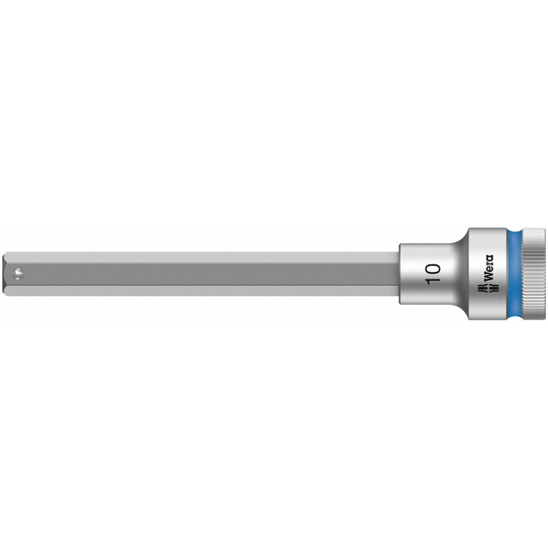 WERA 8740 C HF Inbus Bitdop 4.0 x 140.0 mm - 1/2"-aandrijving met vasthoudfunctie 05003840001 4013288183484