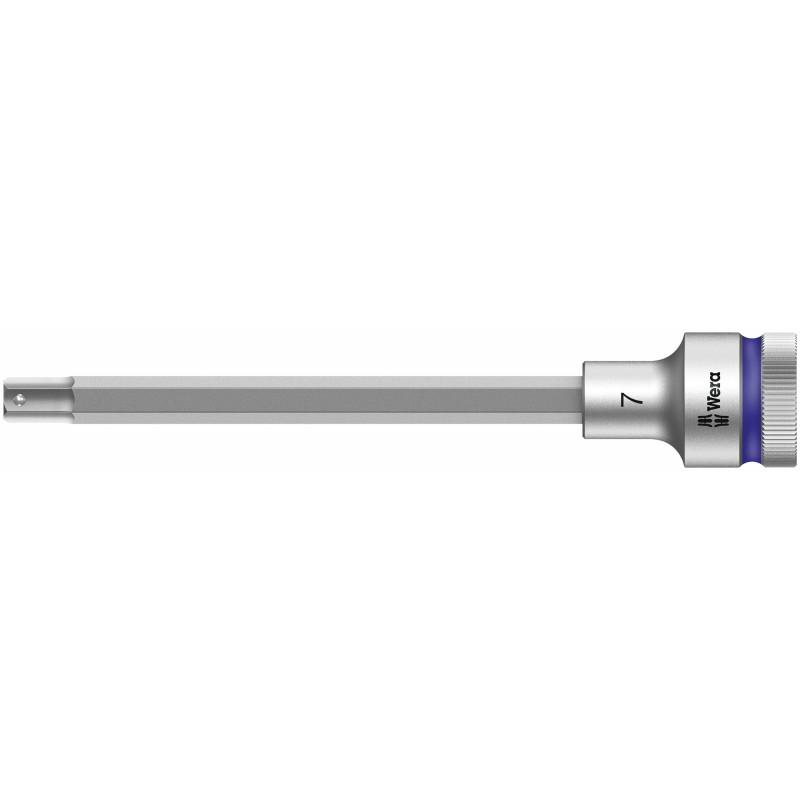 WERA 8740 C HF Inbus Bitdop 4.0 x 140.0 mm - 1/2"-aandrijving met vasthoudfunctie 05003840001 4013288183484