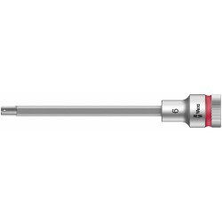 WERA 8740 C HF Inbus Bitdop 4.0 x 140.0 mm - 1/2"-aandrijving met vasthoudfunctie 05003840001 4013288183484