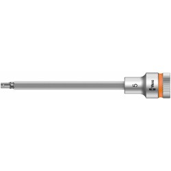 WERA 8740 C HF Inbus Bitdop 5.0 x 140.0 mm - 1/2"-aandrijving met vasthoudfunctie 05003841001 4013288183491