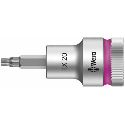 WERA 8767 B HF TORX® Bitdop TX 25 x 60 mm - 1/2"-aandrijving met vasthoudfunctie 05003831001 4013288183323