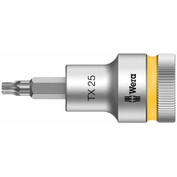 WERA 8767 B HF TORX® Bitdop TX 25 x 60 mm - 1/2"-aandrijving met vasthoudfunctie