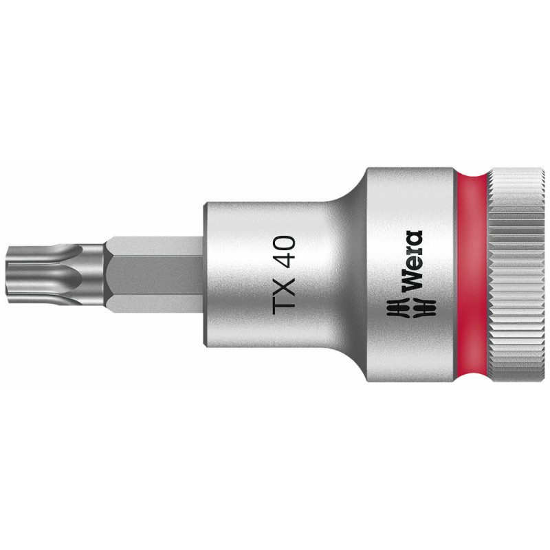 WERA 8767 B HF TORX® Bitdop TX 30 x 60 mm - 1/2"-aandrijving met vasthoudfunctie 05003833001 4013288183347