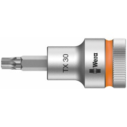 WERA 8767 B HF TORX® Bitdop TX 30 x 60 mm - 1/2"-aandrijving met vasthoudfunctie