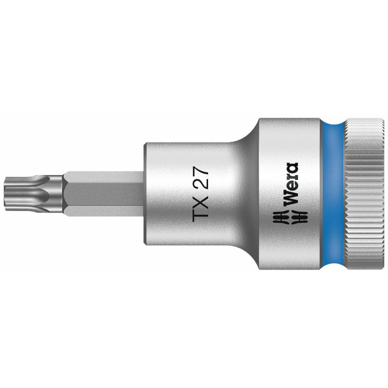 WERA 8767 B HF TORX® Bitdop TX 30 x 60 mm - 1/2"-aandrijving met vasthoudfunctie 05003833001 4013288183347