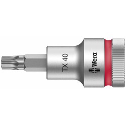 WERA 8767 B HF TORX® Bitdop TX 40 x 60 mm - 1/2"-aandrijving met vasthoudfunctie