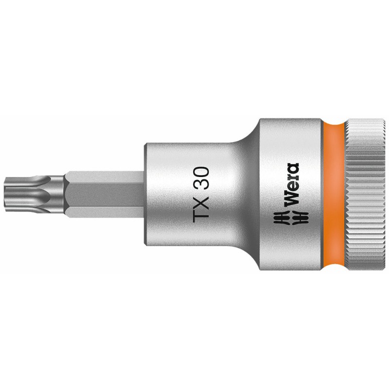 WERA 8767 B HF TORX® Bitdop TX 45 x 60 mm - 1/2"-aandrijving met vasthoudfunctie 05003835001 4013288183361