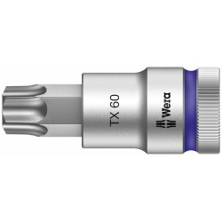 WERA 8767 B HF TORX® Bitdop TX 60 x 60 mm - 1/2"-aandrijving met vasthoudfunctie