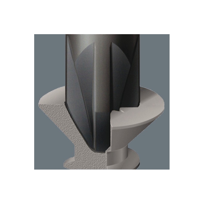 WERA Kraftform Comfort Sleuf 0.4x2.0x60 Electriciën-kling WERA Kraftform Comfort Sleuf 0.4x2.0x60 Electriciën-kling