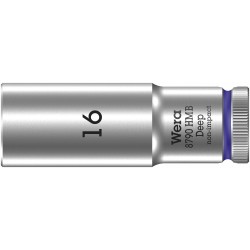 WERA 8790 HMB Lange Dop 16.0 x 64 mm - 3/8"-aandrijving 05004538001 4013288210463