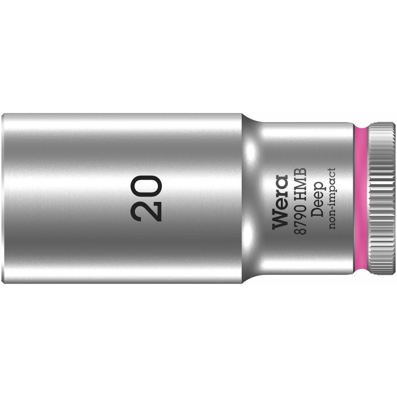 WERA 8790 HMB Lange Dop 21.0 x 64 mm - 3/8"-aandrijving 05004543001 4013288210517