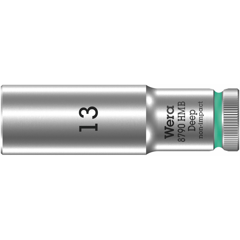 WERA 8790 HMB Lange Dop 21.0 x 64 mm - 3/8"-aandrijving 05004543001 4013288210517
