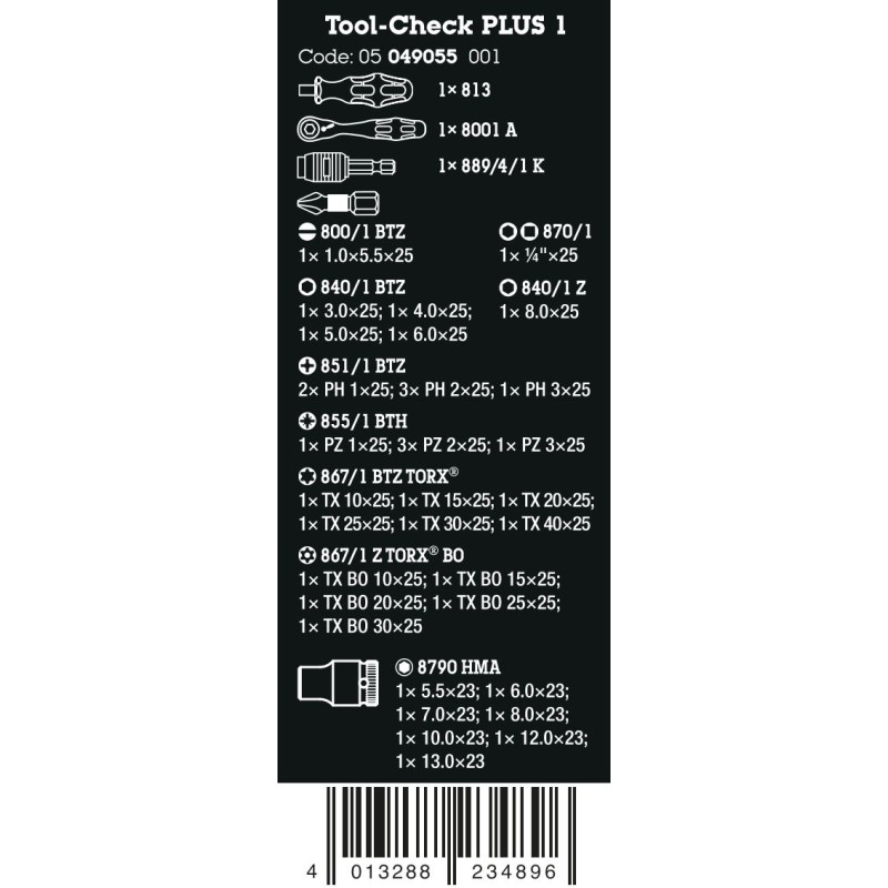 WERA Tool-Check PLUS 1-Vernieuwde versie 2025. (05 049055 001) kopen | WERA origineel direct uit voorraad
