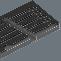 WERA 9831 Inlay met 6003 Joker Set 1, zonder gereedschap 05137331001 4013288225504