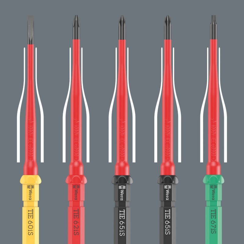 WERA/KNIPEX Kraftform Kompakt VDE 17 Extra Slim 2 Toolfinder 05006610001 401328834131
