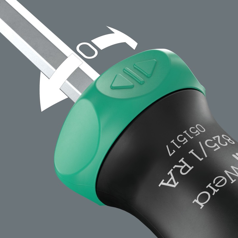 WERA Kraftform Kompakt 27 RA 1 Ratelhandgreep, 1/4", 7-delig 05051517001 4013288233974