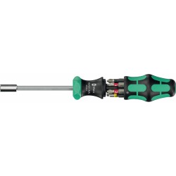 WERA Kraftform Kompakt 27 RA 1 Ratelhandgreep, 1/4", 7-delig