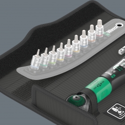 WERA 2-12 Nm Safe-Torque A 1 SHK momentsleutel set, 1/4" 05136073001 4013288228376