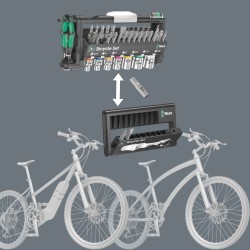 WERA Bicycle Set 3, 41-delig 05004172001 401328811248