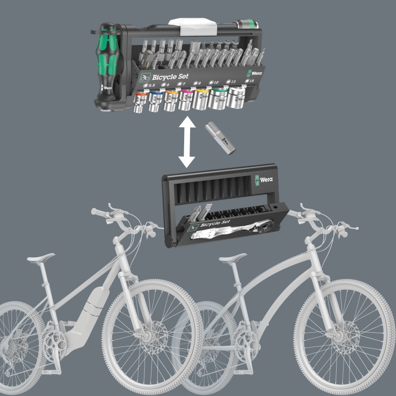 WERA Bicycle Set 3, 41-delig 05004172001 401328811248