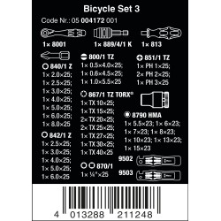 WERA Bicycle Set 3, 41-delig 05004172001 401328811248
