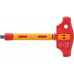 WERA 410 i VDE B RA T-grip ratelschroevendraaier voor 3/8'' doppen 05005122001 4013288234117