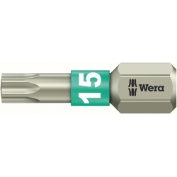 WERA TORX® TX 15 RVS 3867/1 TS TX 15x25 WERA TORX® TX 15 RVS 3867/1 TS TX 15x25