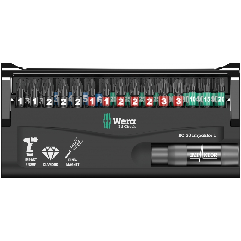 WERA Bit-Check BC 30 Impaktor 1