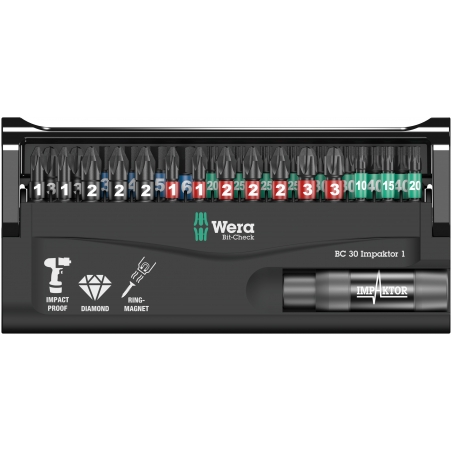 WERA Bit-Check BC 30 Impaktor 1