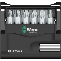 WERA Bit-Check BC 12 Wood 2 WERA Bit-Check BC 12 Wood 2