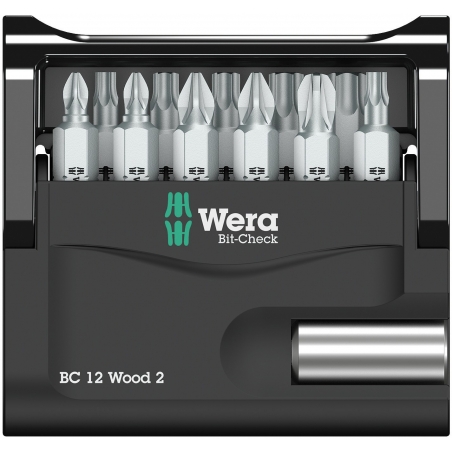 WERA Bit-Check BC 12 Wood 2 WERA Bit-Check BC 12 Wood 2