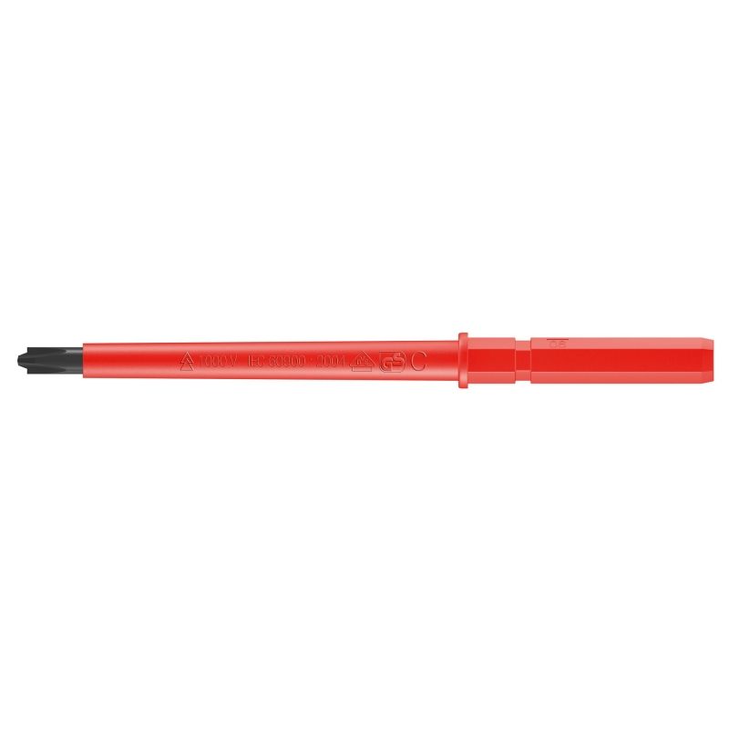 WERA PZ/S 1 Pozidriv Kruiskop/Sleuf-kling Kraftform Kompakt VDE 65 i PZ/S