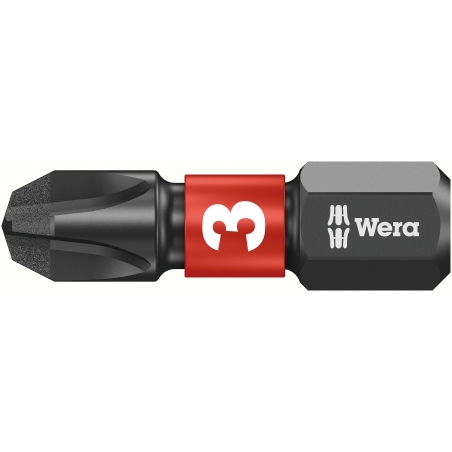 WERA Philips PH 3 IMPAKTOR 851/1 IMP DC / PH 3 X 25 Kruis-bit WERA Philips PH 3 IMPAKTOR 851/1 IMP DC / PH 3 X 25 Kruis-bit
