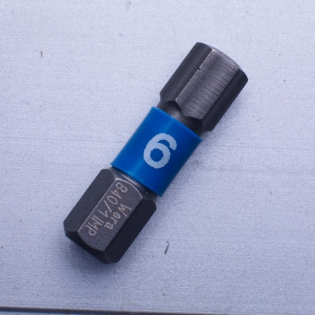WERA zeskant(inbus) 6 mm impaktor 840/1 IMP DC IMPAKTOR hexa-Bit WERA zeskant(inbus) 6 mm impaktor 840/1 IMP DC IMPAKTOR hexa-Bit