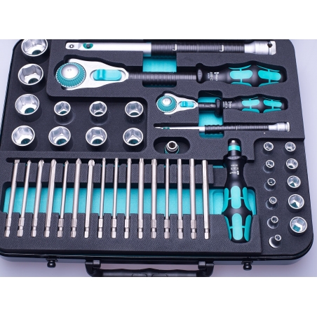 WERA Zyklop 43-delige Doppenset 8100 SA/SC 2 Zyklop-ratelset WERA Zyklop 43-delige Doppenset 8100 SA/SC 2 Zyklop-ratelset