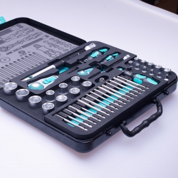 WERA Zyklop 43-delige Doppenset 8100 SA/SC 2 Zyklop-ratelset WERA Zyklop 43-delige Doppenset 8100 SA/SC 2 Zyklop-ratelset