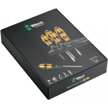 WERA 932/6 Schroefbeitelset