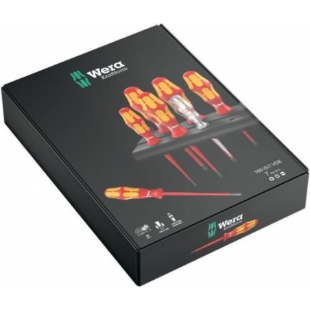 WERA 160i/165i/7 VDE schroevendraaierset WERA 160i/165i/7 VDE schroevendraaierset