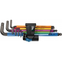 WERA 950 SPKL/9 SM HF Multicolour Stiftsleutelset, metrisch, BlackLaser WERA 950 SPKL/9 SM HF Multicolour Stiftsleutelset, metrisch, BlackLaser