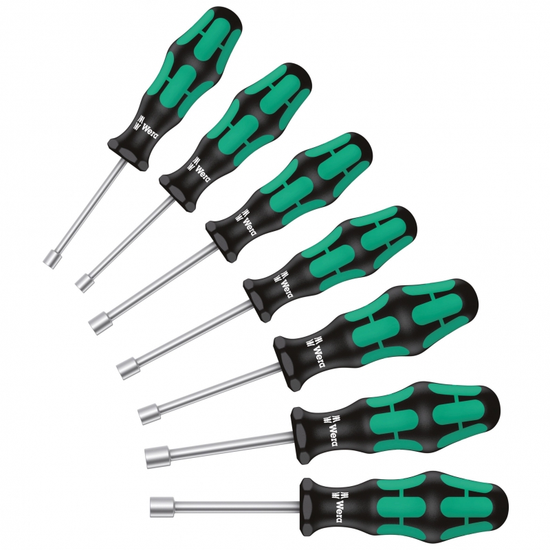 WERA 395/7 Dopsleutel Schroevendraaierset