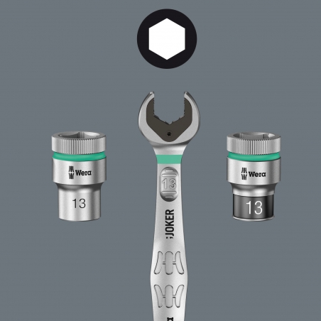 WERA, Doppenset met vasthoudfunctie, 8790 HMC HF 1 WERA, Doppenset met vasthoudfunctie, 8790 HMC HF 1