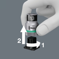 WERA, Doppenset met vasthoudfunctie, 8790 HMC HF 1