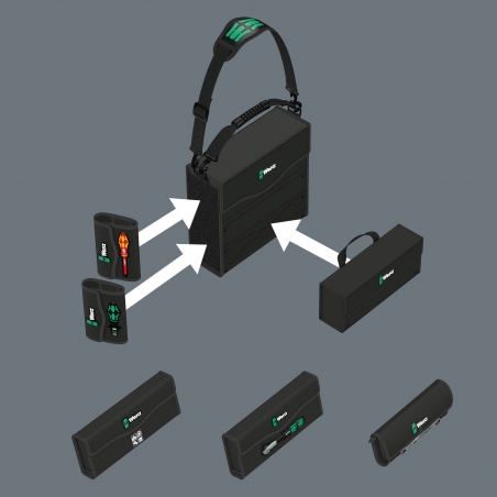 WERA 2GO 2, De Gereedschapskoffer WERA 2GO 2, De Gereedschapskoffer