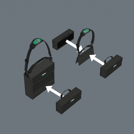 WERA 2GO 3, De Gereedschapsbox WERA 2GO 3, De Gereedschapsbox