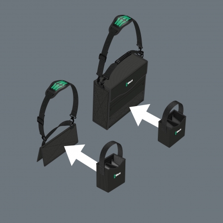 WERA 2GO 4, De Gereedschapsdraagtas WERA 2GO 4, De Gereedschapsdraagtas